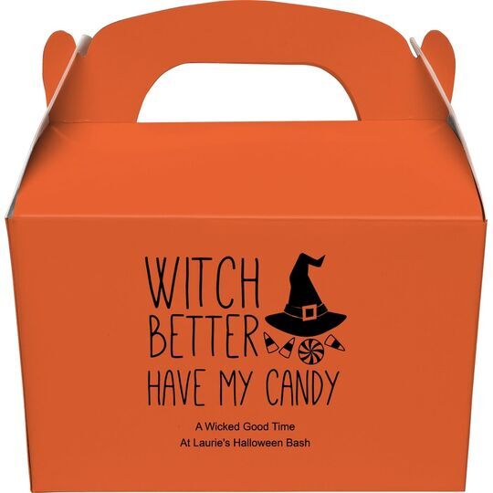 Witch Better Have My Candy Gable Favor Boxes